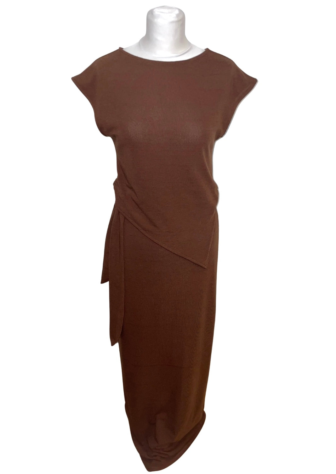 Asymmetric Top & Tie Up Maxi Skirt Co-ord