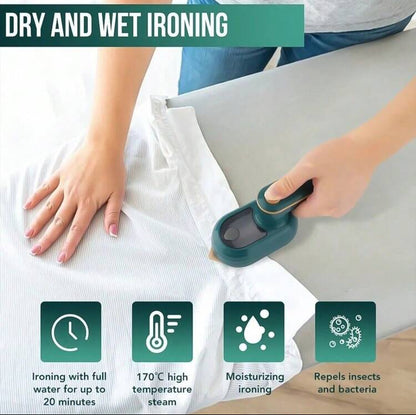 Mini Rotating Steam Iron Handheld Wet And Dry Double Hot Steam Generator Portable Garment Steamer Home Travelling