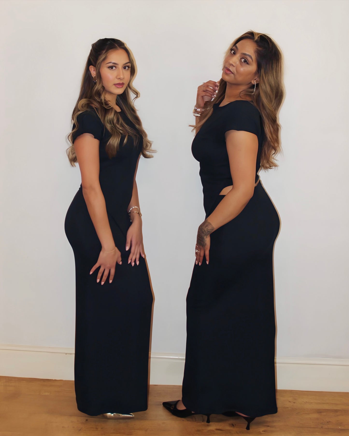 Asymmetric Top & Maxi Skirt Co-Ord