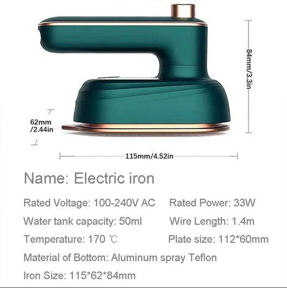 Mini Rotating Steam Iron Handheld Wet And Dry Double Hot Steam Generator Portable Garment Steamer Home Travelling