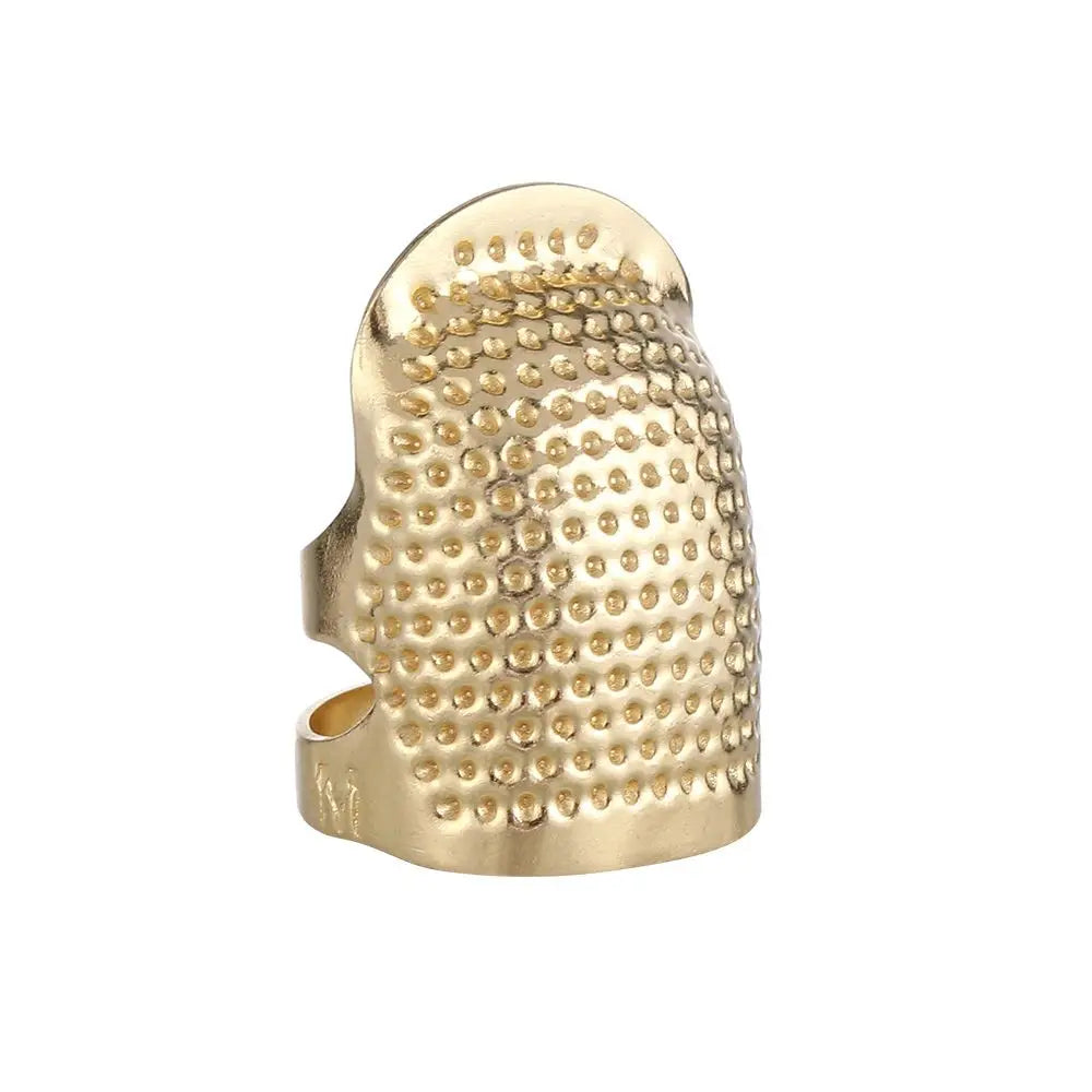 Sewing Accessories DIY Crafts Vintage Gold Antique Ring Needle Thimble Finger Protector Metal