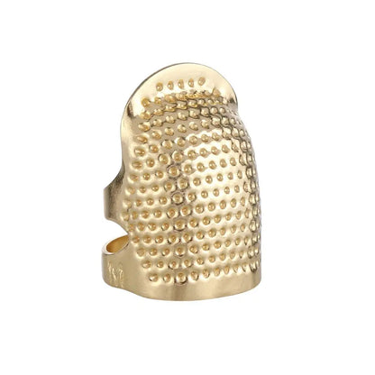 Sewing Accessories DIY Crafts Vintage Gold Antique Ring Needle Thimble Finger Protector Metal