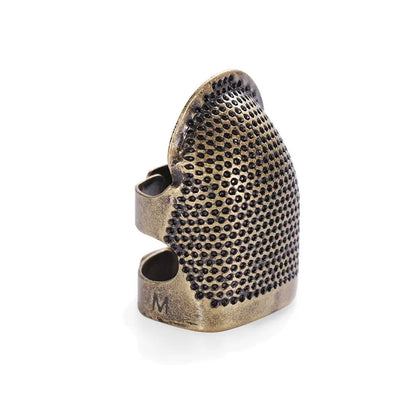 Sewing Accessories DIY Crafts Vintage Gold Antique Ring Needle Thimble Finger Protector Metal