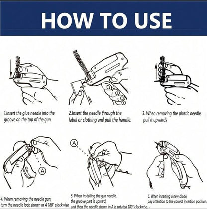 Quick Clothing Fixer Garment Sewing Tools Handheld Clothing Sewing Machine Mini Stitch Hemming Gun Label Garment Price