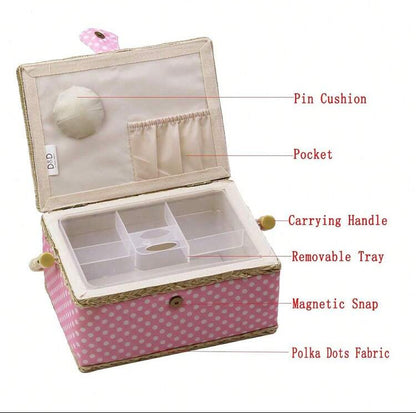 Sewing Storage Box Basket Organizer Accessories