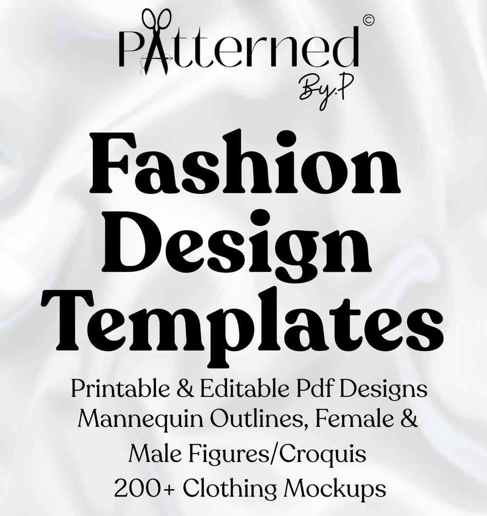 Male & Female Body & Clothing Outlines/Templates