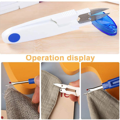 4PCS Sewing Seam Ripper Kit Colorful Sewing Stitch Thread Unpicker &Seam Ripper&Thread Cutter