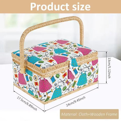 Sewing Storage Box Basket Organizer Accessories