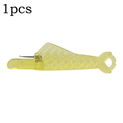 Sewing Tools Needle Threader DIY Insertion Tool Mini Sewing Machine Plastic Small Fish