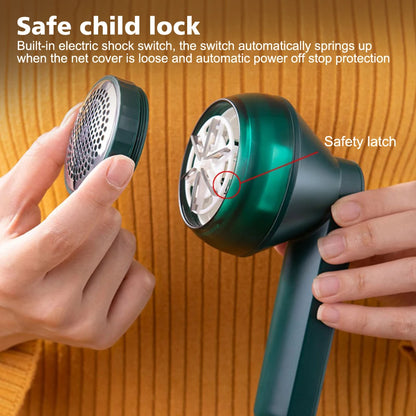 Electric Lint Bauble Hairball Trimmer Clothes Automatic Removal Shaving Six Knife Heads Usb Charging Portable