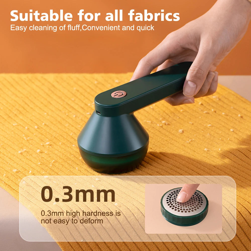 Electric Lint Bauble Hairball Trimmer Clothes Automatic Removal Shaving Six Knife Heads Usb Charging Portable