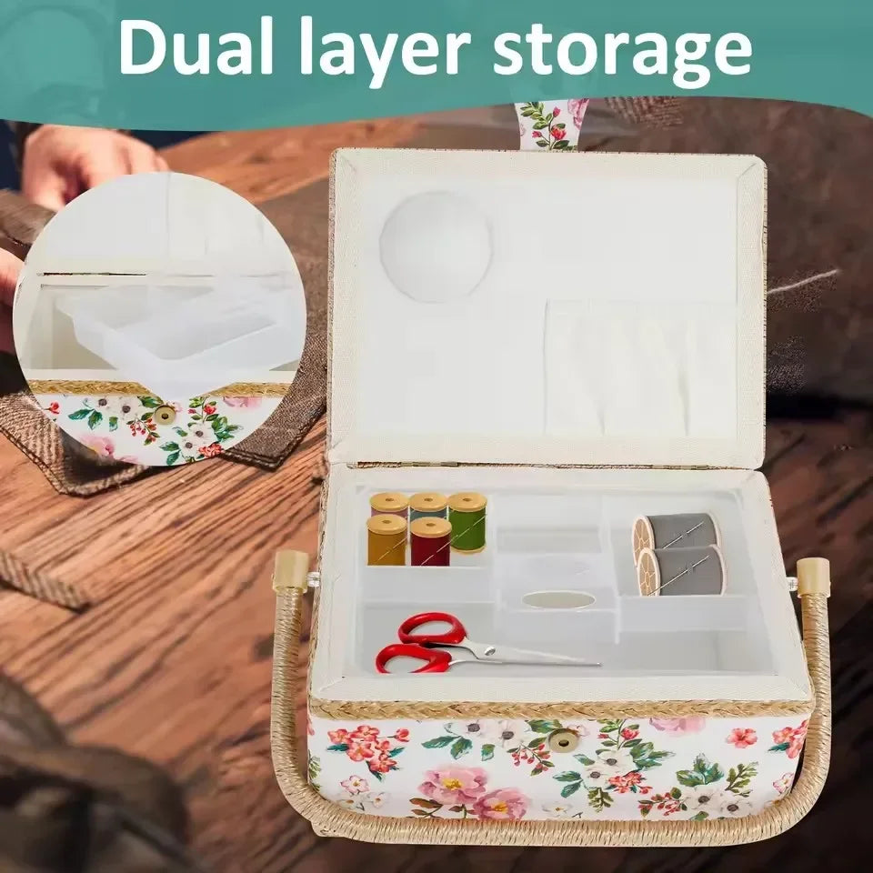 Sewing Storage Box Basket Organizer Accessories