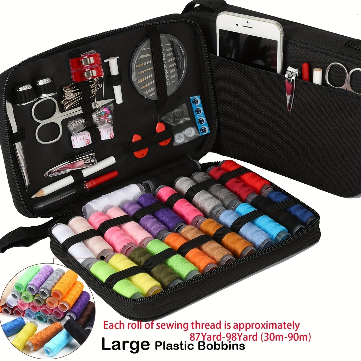 67/128pcs Sewing Kit Supplies And Accessories
