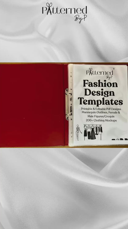 Fashion Design Figure & Clothing Outlines/Templates Male And Female Croquis